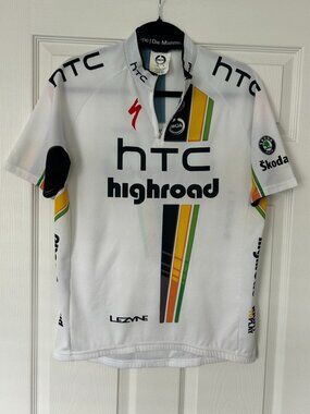 2011 MOA HTC Highroad Cycling Jersey Men’s XL Size 5 Specialized Team White